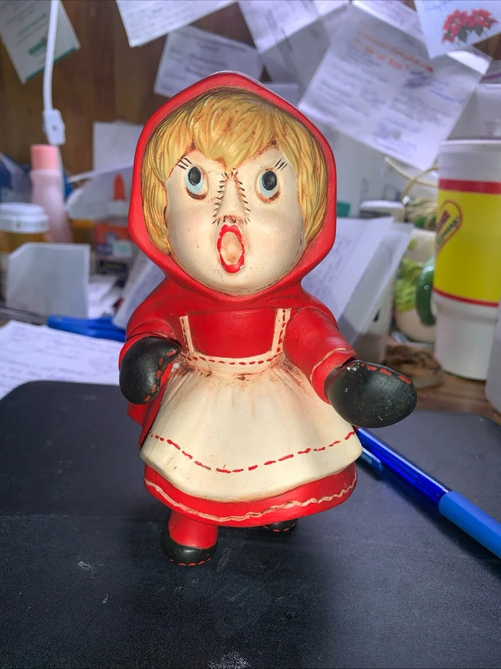 Vintage Red Riding Hood Figurine 1965 Jeannette Clark Johnson